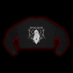 Heart Demon Cropped Sweatshirt