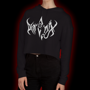 Women’s Demonix Heart Cropped Hoodie