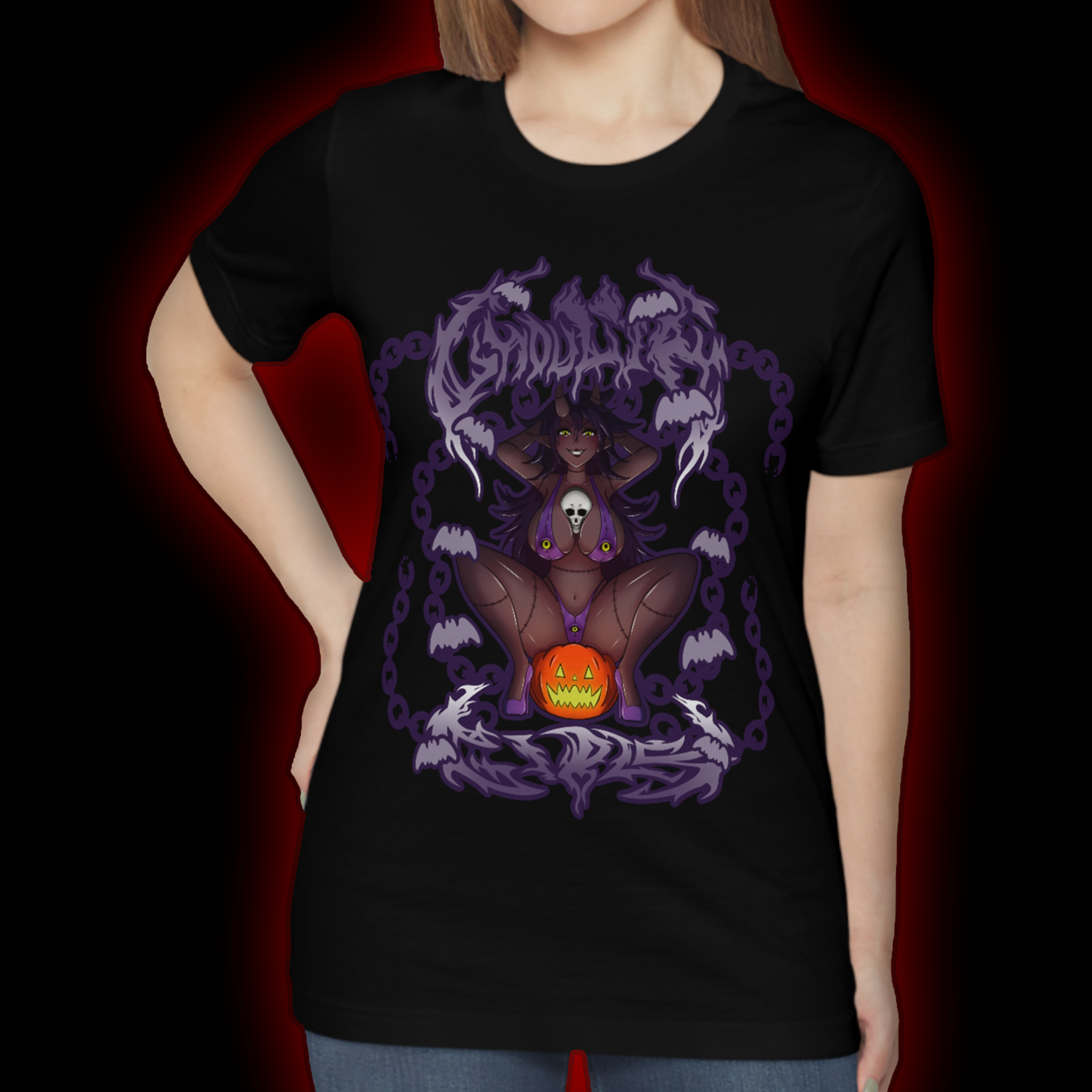 Unisex Ghoulie Girl Goblin Sleeve Tee