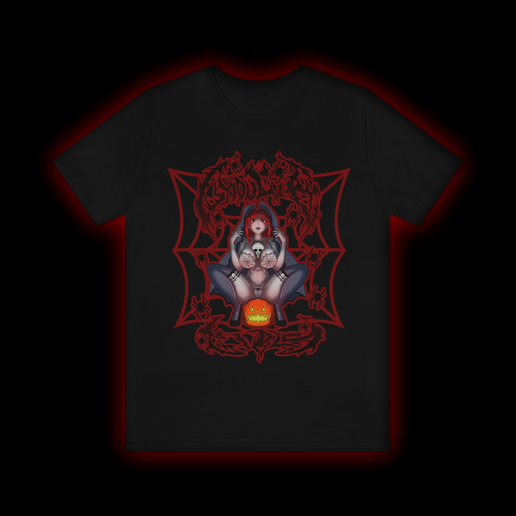 Unisex Ghoulie Girl Spider Jersey Short Sleeve Tee